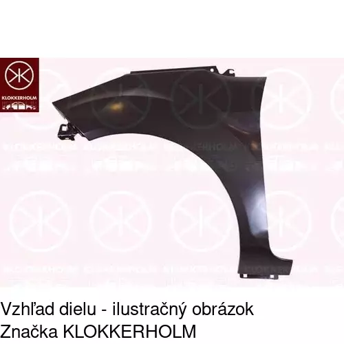 Predný blatník 323801 /POLCAR/ - obr. 1