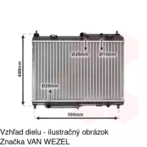 Chladiče vody 323808-1 /POLCAR/ - obr. 3