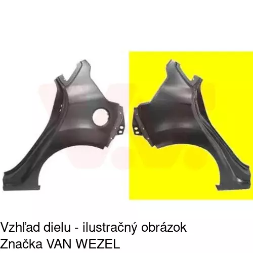 Zadný blatník 323884-1 /POLCAR/ - obr. 1