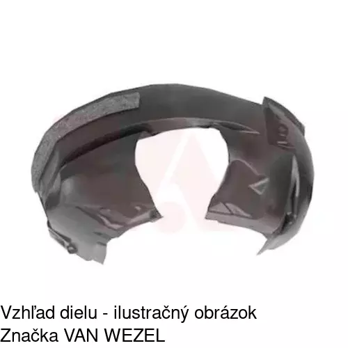Podblatník (plast) 3238FP1Q /POLCAR/ - obr. 1