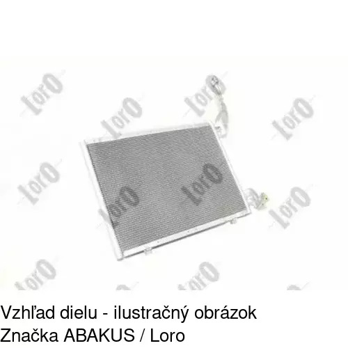 Chladiče klimatizácie 3238K8C2S /POLCAR/ - obr. 3