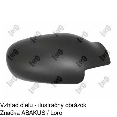 Rám vonkajšieho zrkadla 324055PE /POLCAR/ - obr. 2