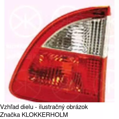 Zadné svetlo POLCAR 3241871H