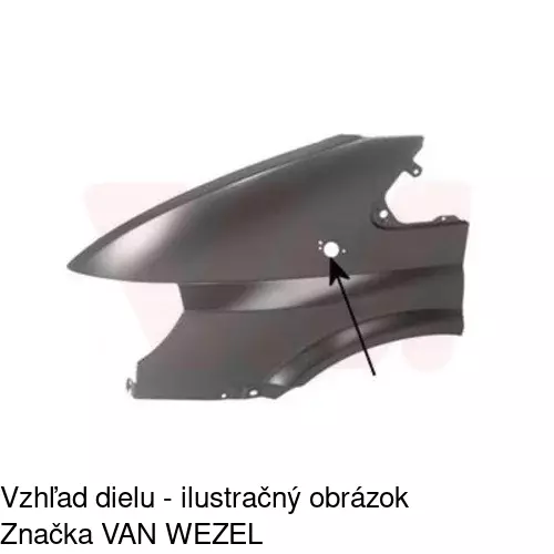 Predný blatník 3247011J /POLCAR/ - obr. 2