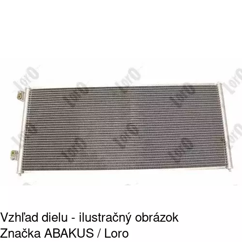 Chladiče klimatizácie 3247K8C1S /POLCAR/ - obr. 2