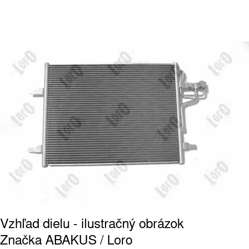 Chladiče klimatizácie 3252K82X /POLCAR/ - obr. 2