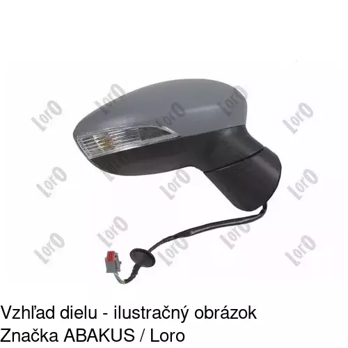 Vonkajšie zrkadlo 32B1523M /POLCAR/ - obr. 3