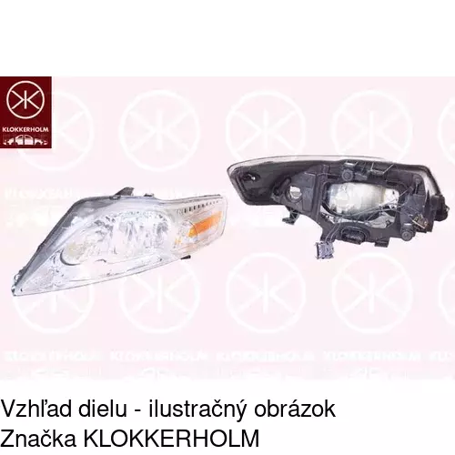 Hlavný reflektor POLCAR 32D110-T