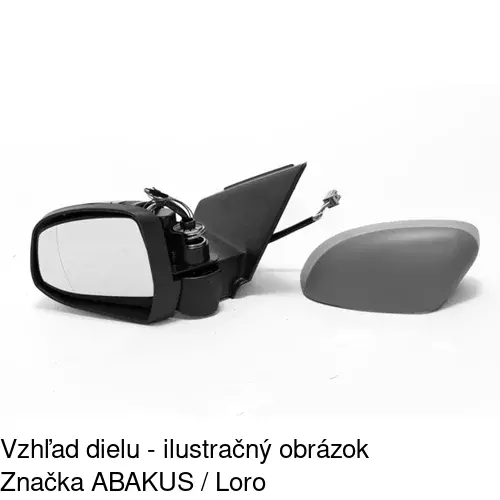 Vonkajšie zrkadlo 32D1514E /POLCAR/ - obr. 2