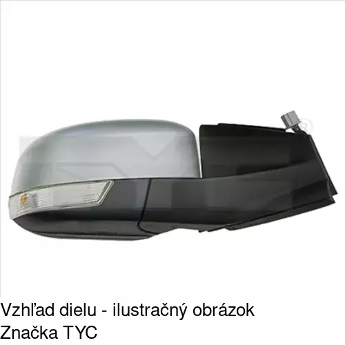 Vonkajšie zrkadlo 32D1524E /POLCAR/
