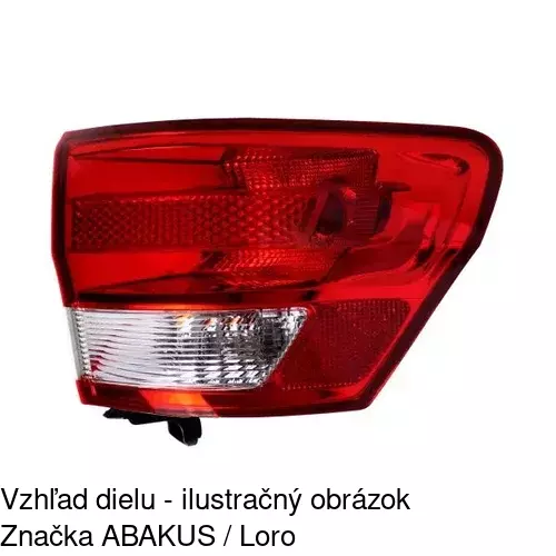 Zadné svetlo 343188-1 /POLCAR/