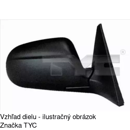 Vonkajšie zrkadlo 3810524M /POLCAR/ - obr. 4
