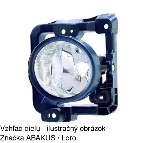 Hmlové svetlo - predné 3836290E /POLCAR/ - obr. 2