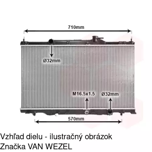 Chladiče vody 387608-1 /POLCAR/ - obr. 2