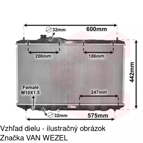 Chladiče vody 38C1081K /POLCAR/ - obr. 1