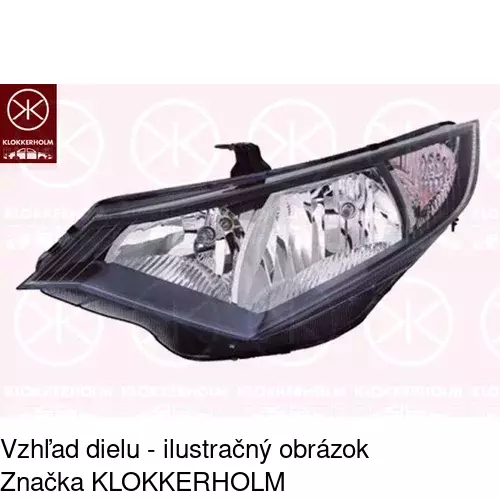 Hlavný reflektor 38C109-E /POLCAR/
