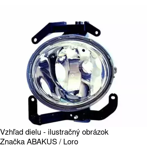 Hmlové svetlo - predné 400330-E /POLCAR/ - obr. 1