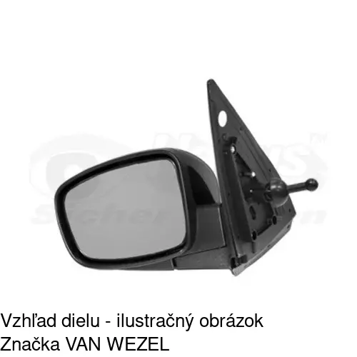 Vonkajšie zrkadlo 4003512E /POLCAR/ - obr. 3