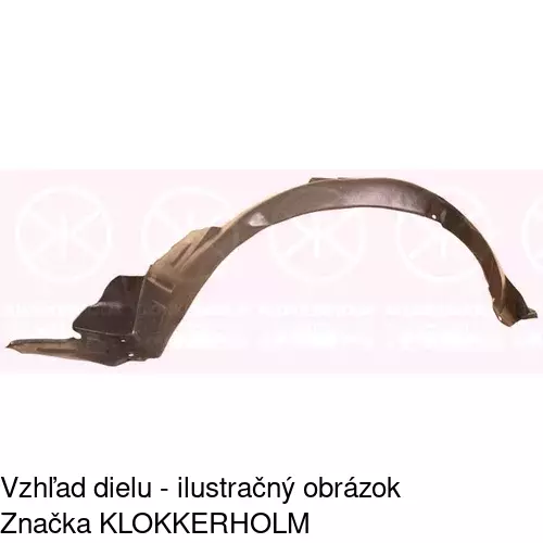 Podblatník (plast) POLCAR 4007FL2T