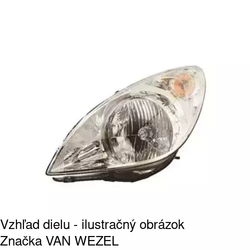 Hlavný reflektor 401709-E /POLCAR/ - obr. 5