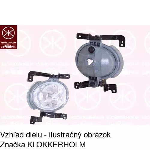 Hmlové svetlo - predné 401729-E /POLCAR/ - obr. 1