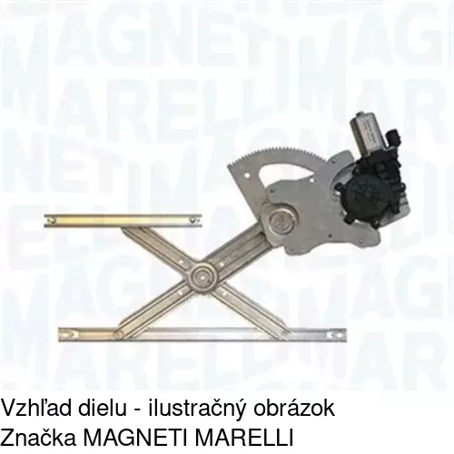 Elektrický mechanizmus okna dverí POLCAR 4017PSE2E