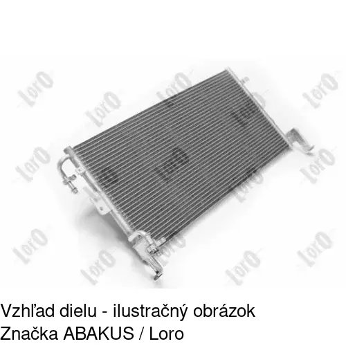 Chladiče klimatizácie POLCAR 4025K8C1