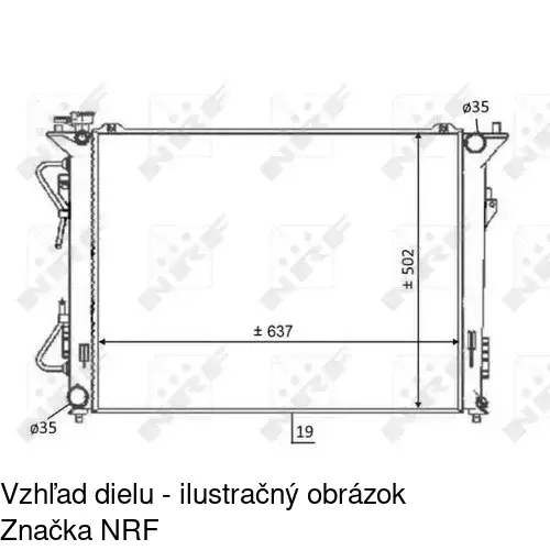Chladiče vody POLCAR 402608-1