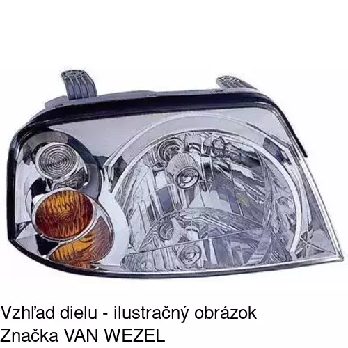Hlavný reflektor 404310-E /POLCAR/ - obr. 1