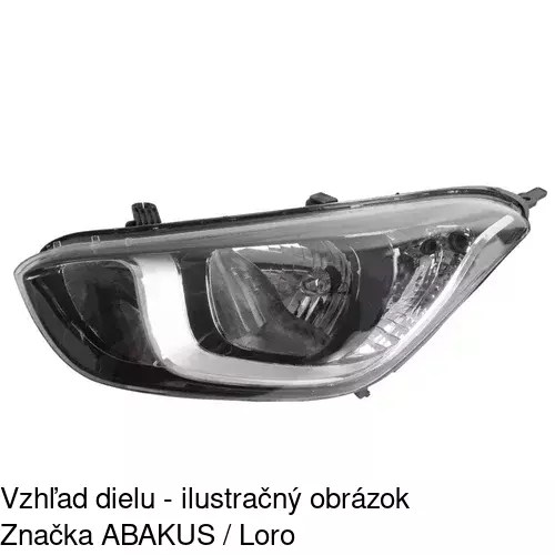 Hlavný reflektor 40B2090E /POLCAR/ - obr. 1