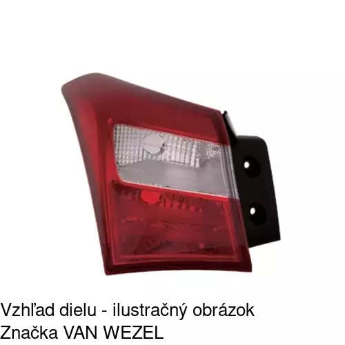 Zadné svetlo 40C2870E /POLCAR/ - obr. 1