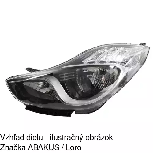 Hlavný reflektor 40L109-E /POLCAR/ - obr. 1