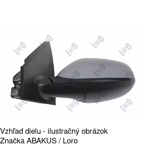 Vonkajšie zrkadlo 4217515M /POLCAR/ - obr. 5