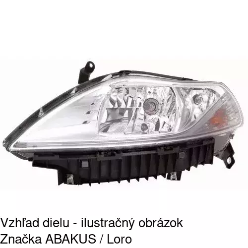 Hlavný reflektor 42A110-U /POLCAR/ - obr. 3