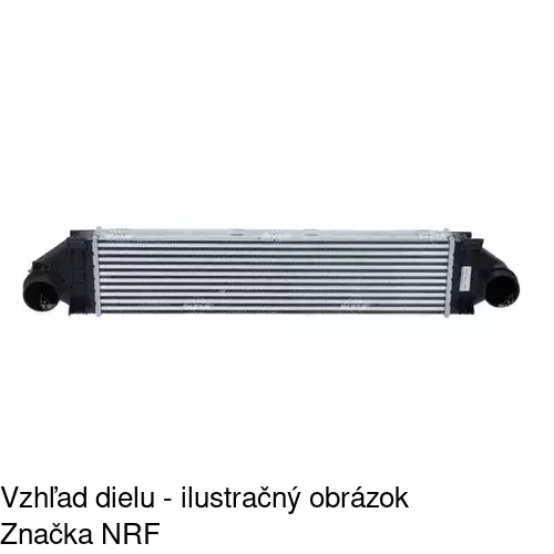 Chladiče vzduchu (Intercoolery) 4312J8-2 /POLCAR/ - obr. 1