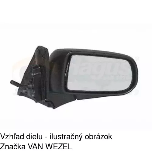 Vonkajšie zrkadlo 4509521M /POLCAR/ - obr. 3