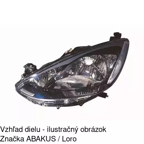 Hlavný reflektor 4533101E /POLCAR/ - obr. 3