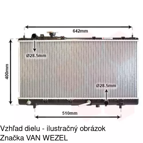 Chladiče vody 454008-1 /POLCAR/ - obr. 1