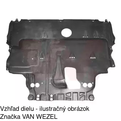 Kryt motora 454134-6 /POLCAR/ - obr. 1