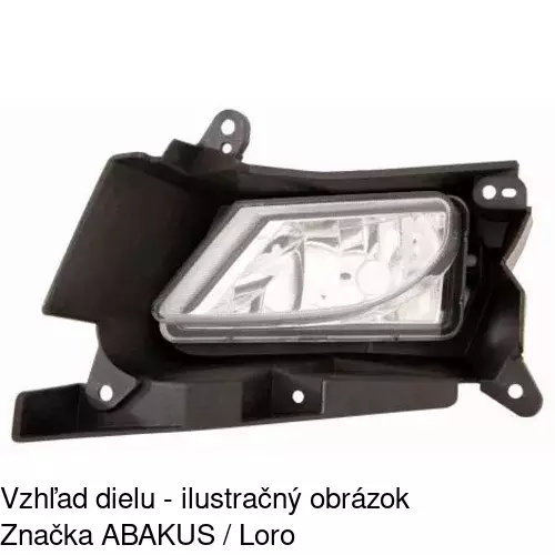 Hmlové svetlo - predné 454229-E /POLCAR/ - obr. 3