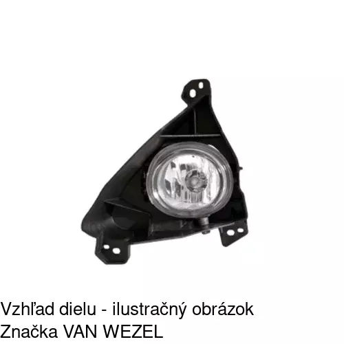 Hmlové svetlo - predné 455129-E /POLCAR/ - obr. 2