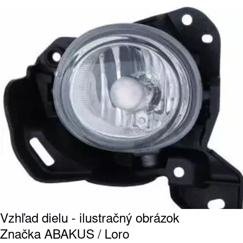 Hmlové svetlo - predné 45X130-E /POLCAR/ - obr. 2