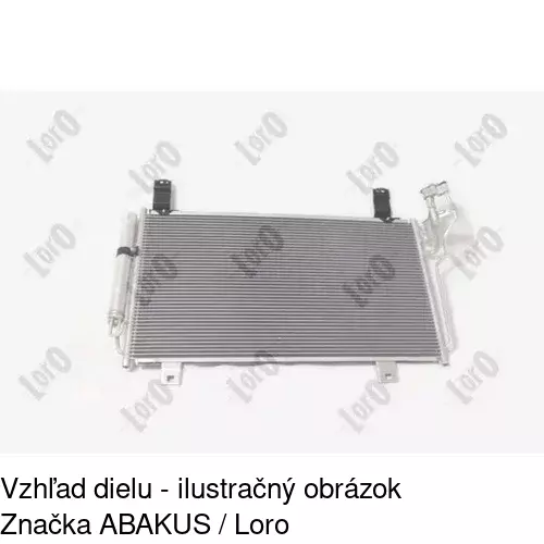 Chladiče klimatizácie 45X1K81K /POLCAR/ - obr. 1