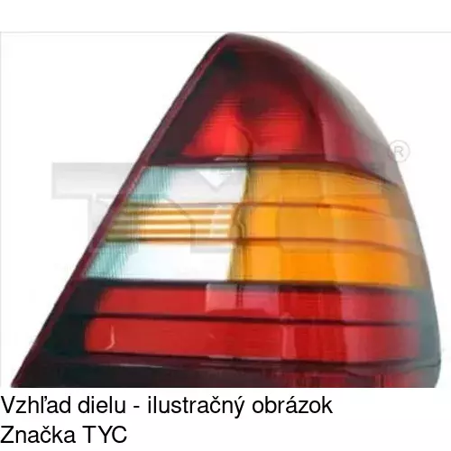 Zadné svetlo POLCAR 5002870E