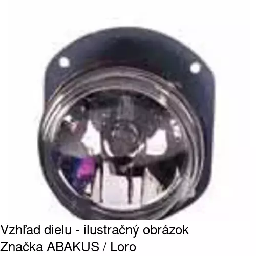 Hmlové svetlo - predné 5003297E /POLCAR/ - obr. 2