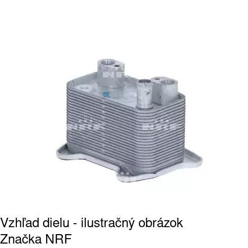 Chladiče oleja 5003L82X /POLCAR/ - obr. 2