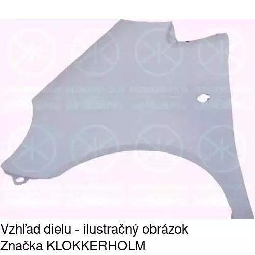 Predný blatník POLCAR 500502