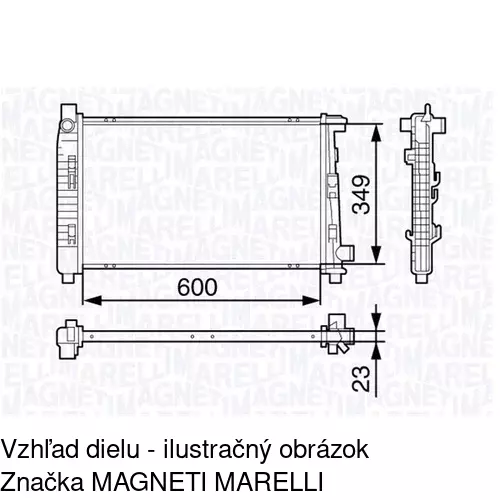 Chladiče vody 500508-5 /POLCAR/ - obr. 1