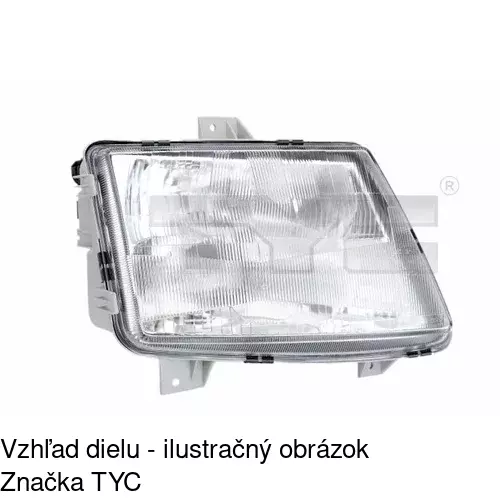 Hlavný reflektor POLCAR 501209-E