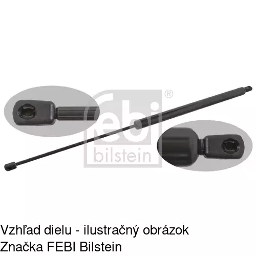 Plynová pružina 5012AB2 /POLCAR/ - obr. 1